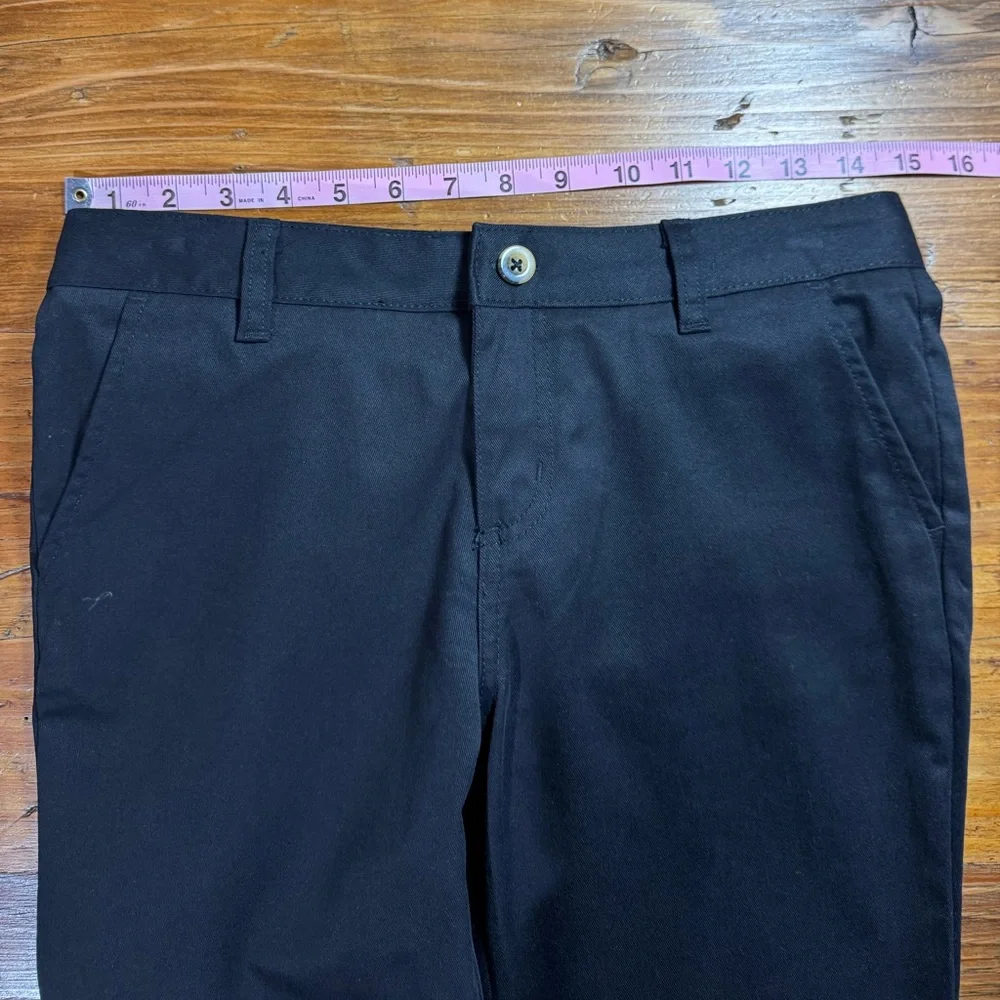 French Toast Boys School Uniform Straight‎ Fit Stretch Twill Pant Black Size 14